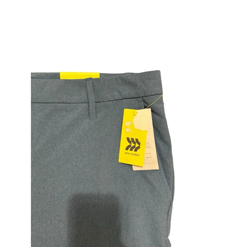 NWT All in Motion Men's Heather Blue/Gray Golf Shorts Size 38x10​​​​​ - Picture 4 of 10